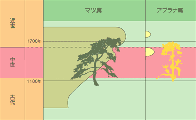 ��ȉԕ��̎���ʂ̕ω��b�\