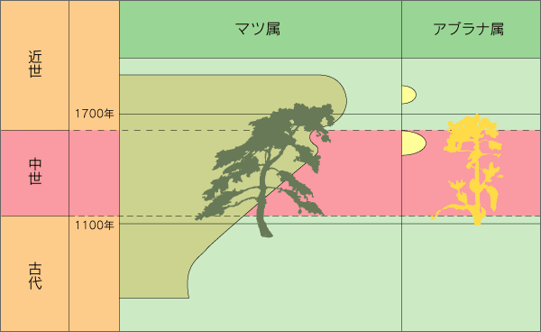 ��ȉԕ��̎���ʂ̕ω��b�\